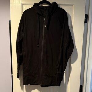 Athleta Black Zip-Up sweatshirt